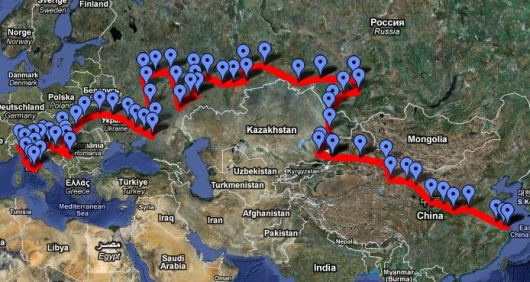 autonomiczny samochó trasa podróży