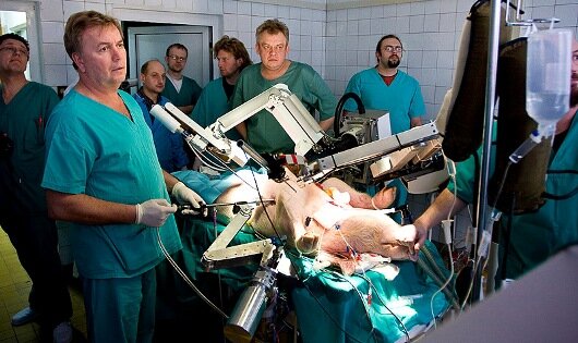 operacja z użyciem polskiego robota Robin Heart