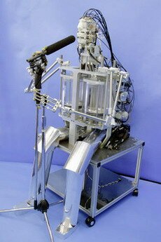 antropomorficzny robot waseda talker 5 ze strunami głosowymi
